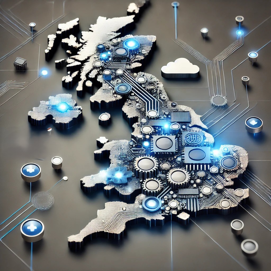 Digital map of UK technology infrastructure